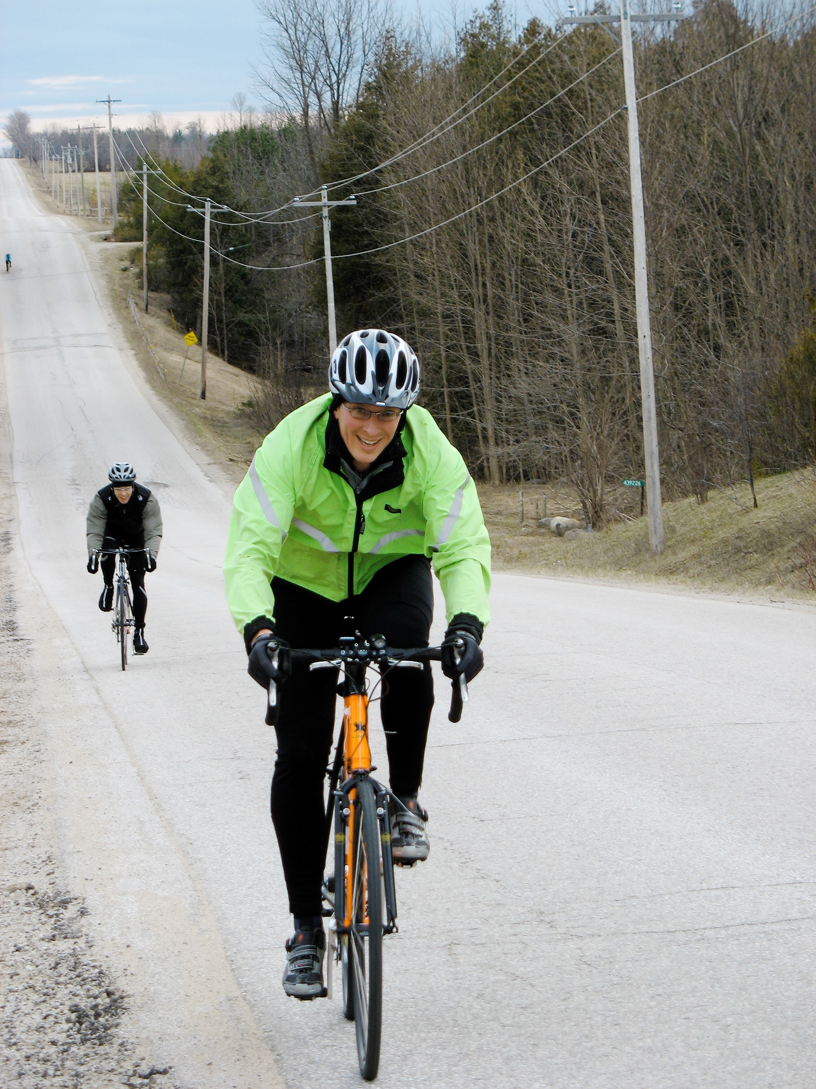 resident on a bike