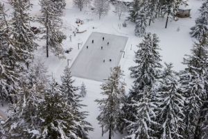 outdoor rink